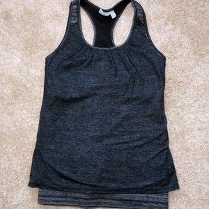 Athleta Workout Tank, Grey & Black, Sz M Never Worn